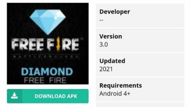 Download Diamond FF Gratis 10000 Apk